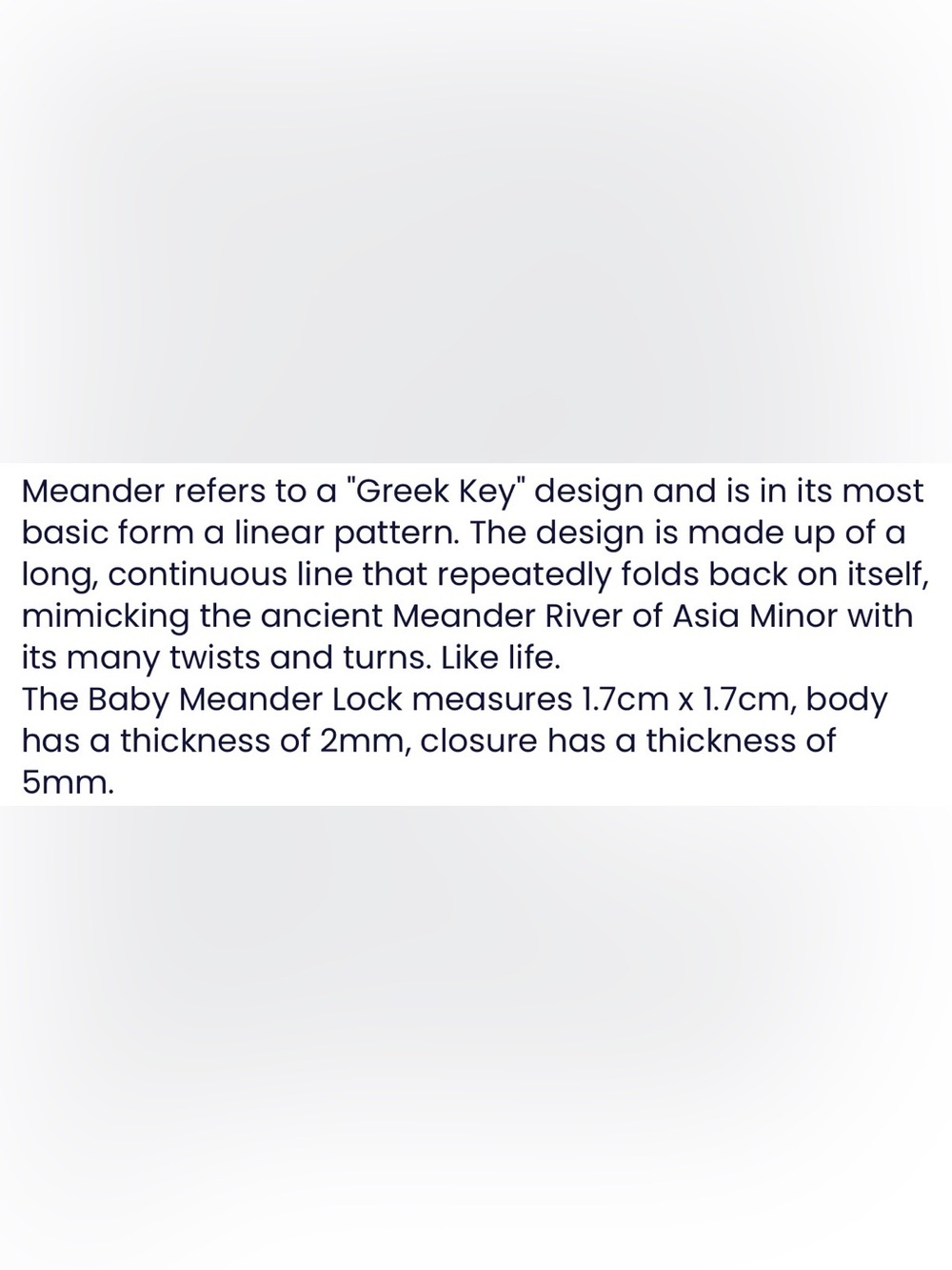 Marla Aaron Baby Meander Lock 14k Yellow Gold - Picture 5 of 5